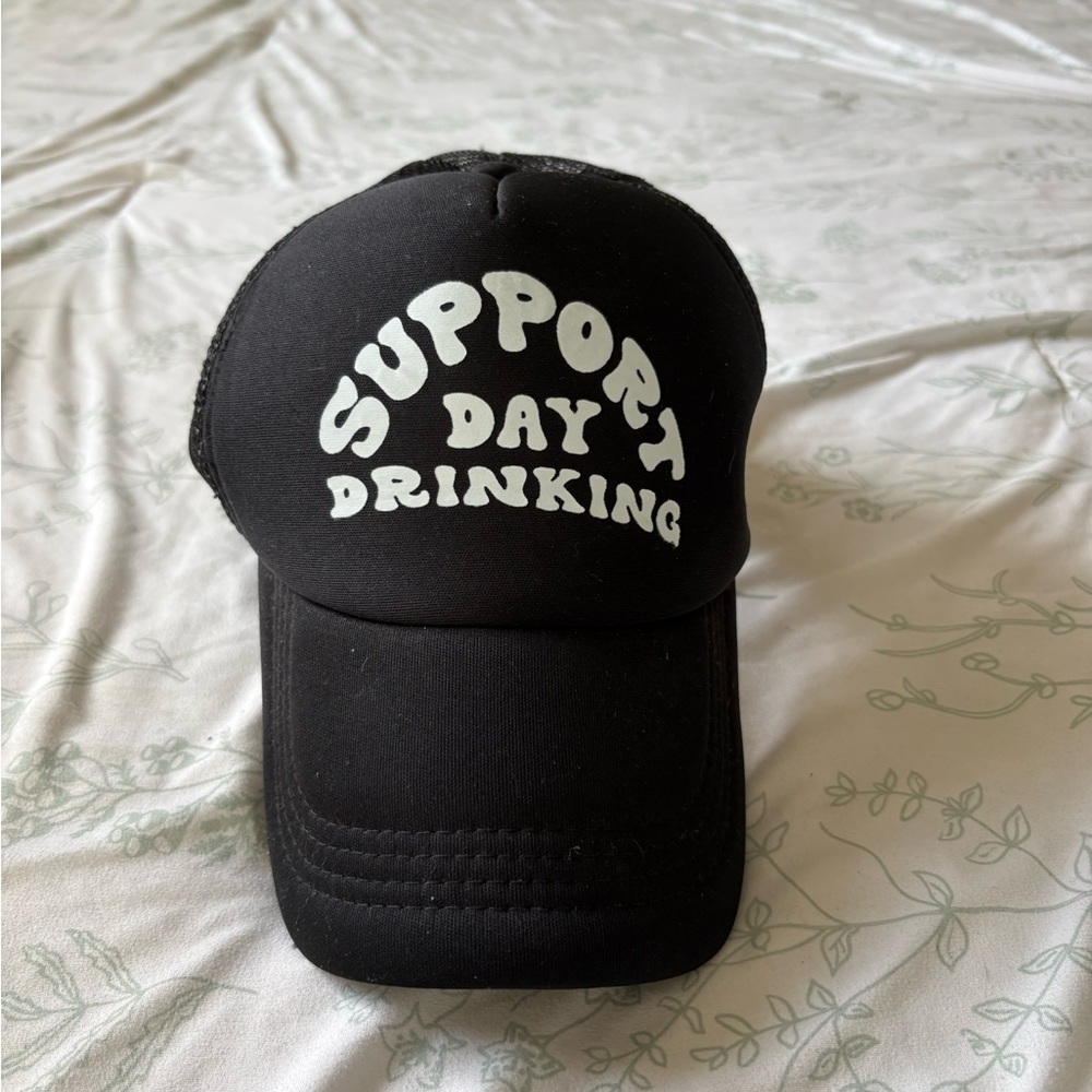 Black 'Support Day Drinking' Cap